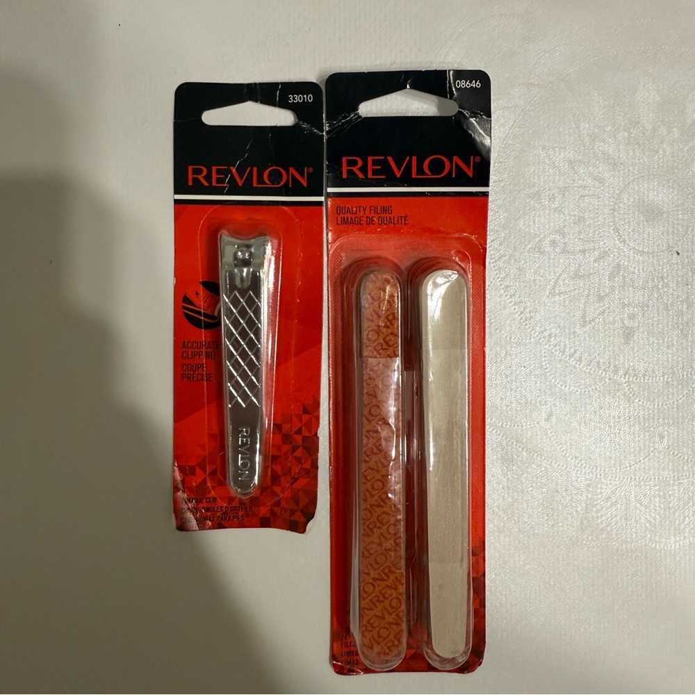 🎯Revlon Silver Nail Clipper and File Set